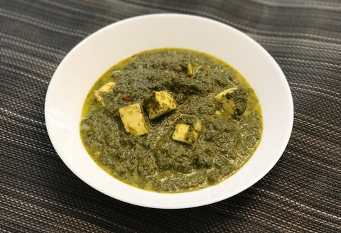 Saag Paneer (Indian Spinach and Cheese Curry)